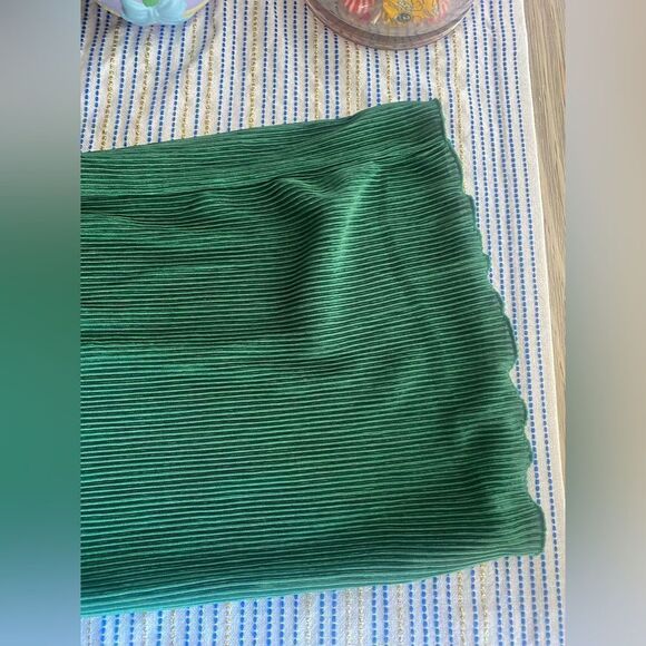 MONACO Suit Women Green 2 Pieces Shirt and pants set Sz L very comfortable NEW - Picture 16 of 16